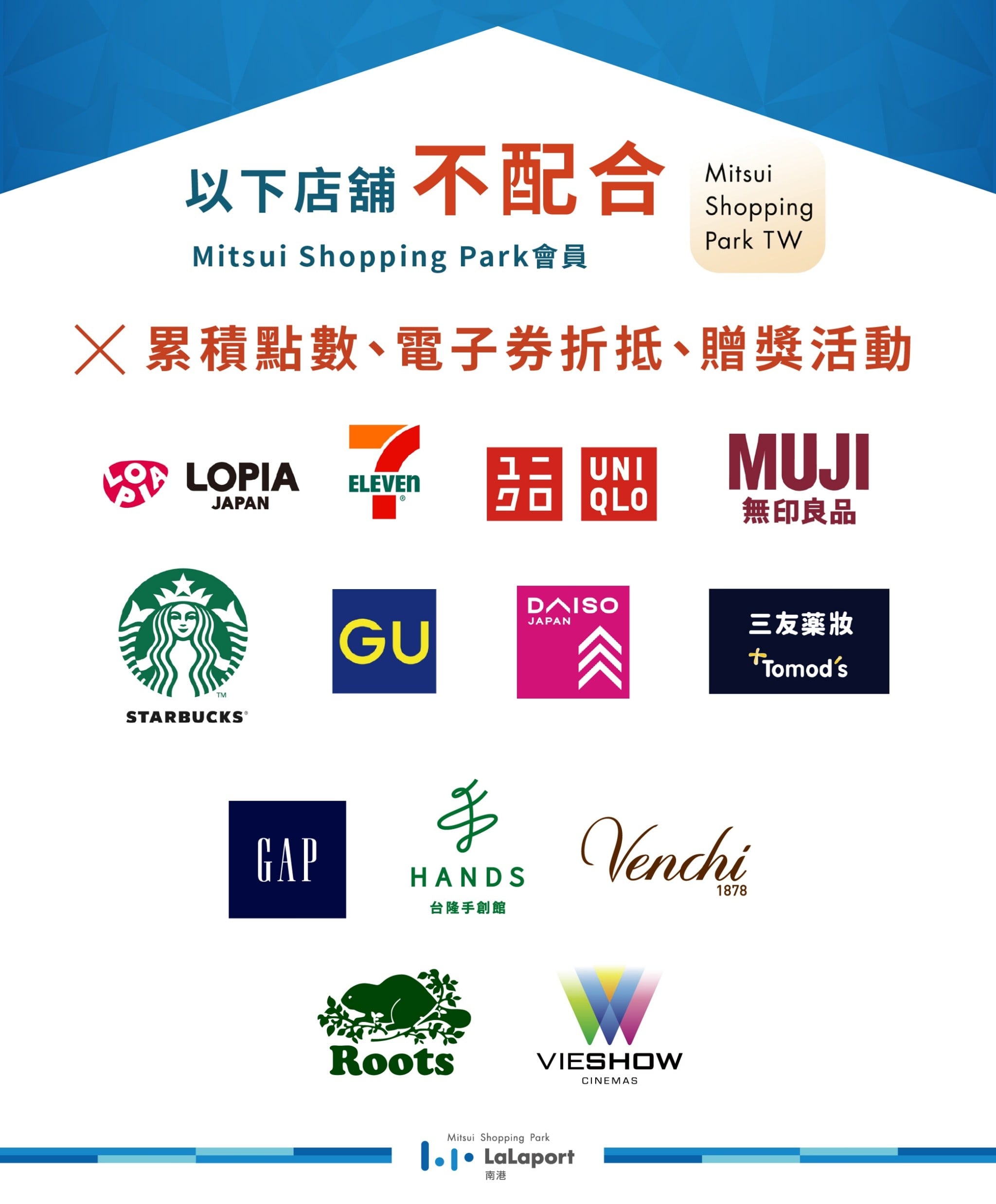 未配合APP店舖