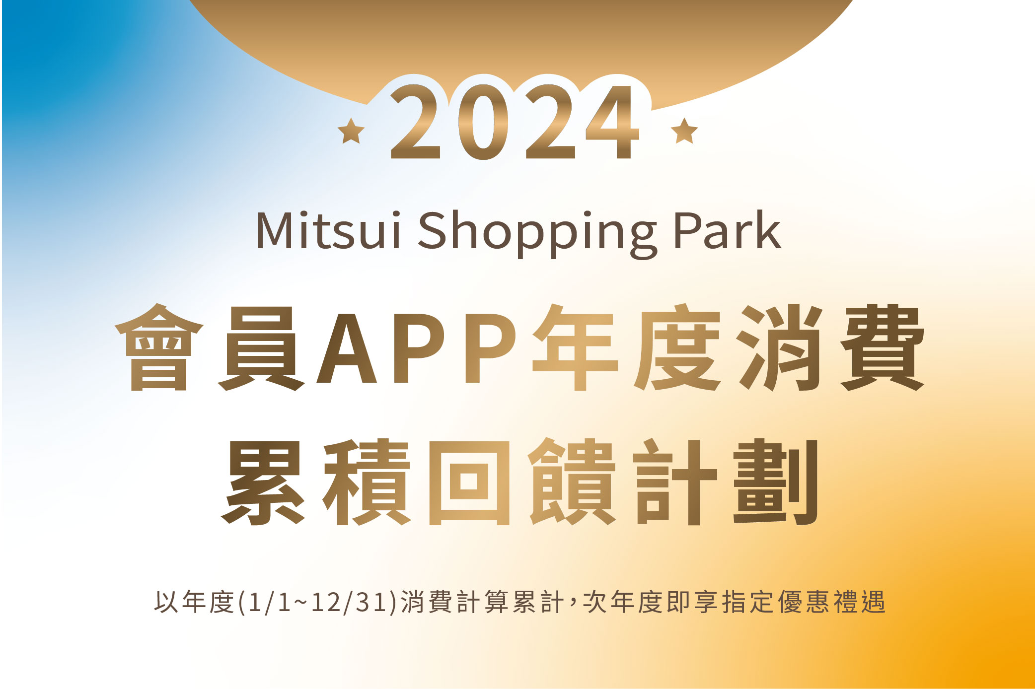 2024會員APP年度消費累積回饋計劃