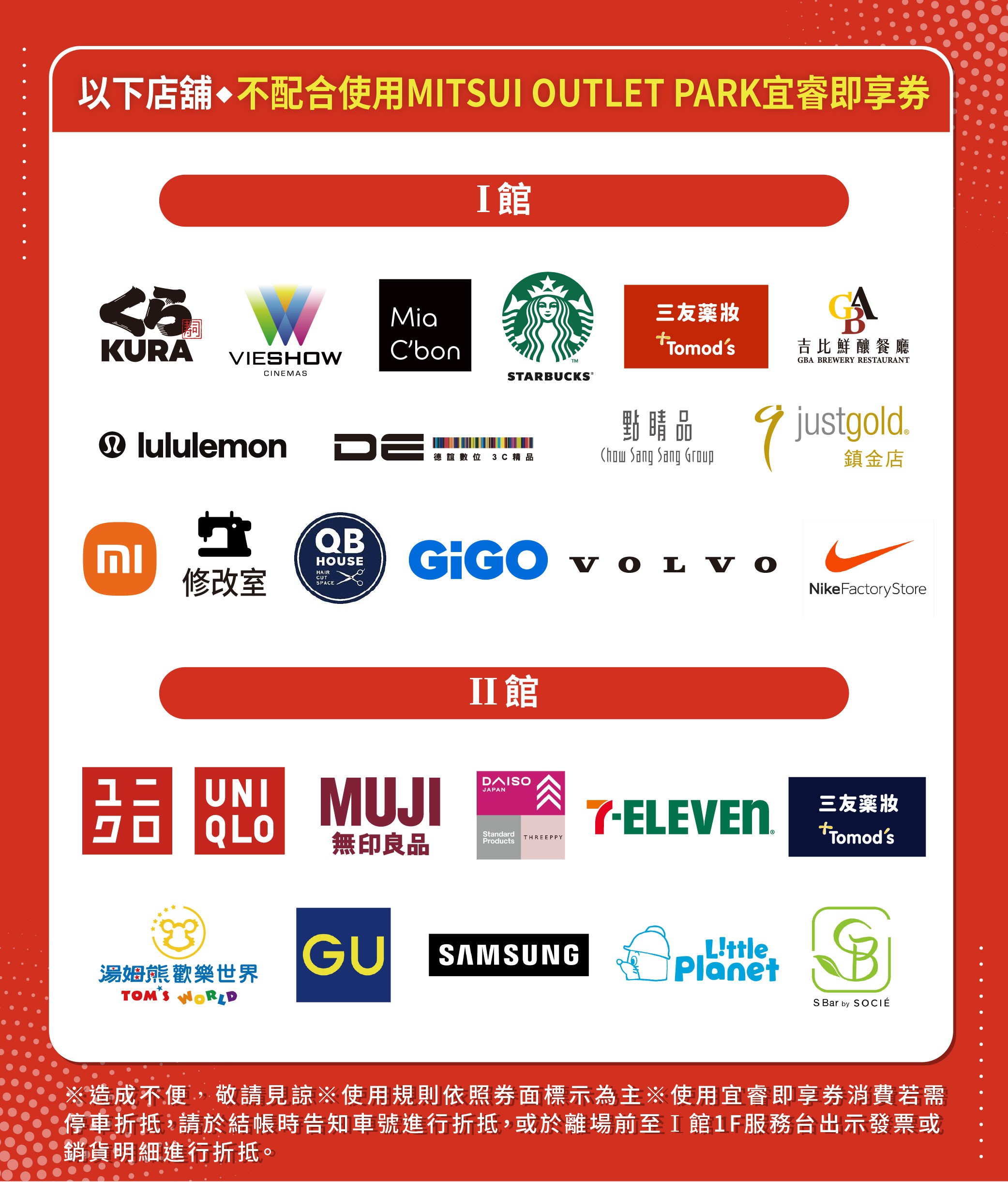 宜睿即享券使用須知