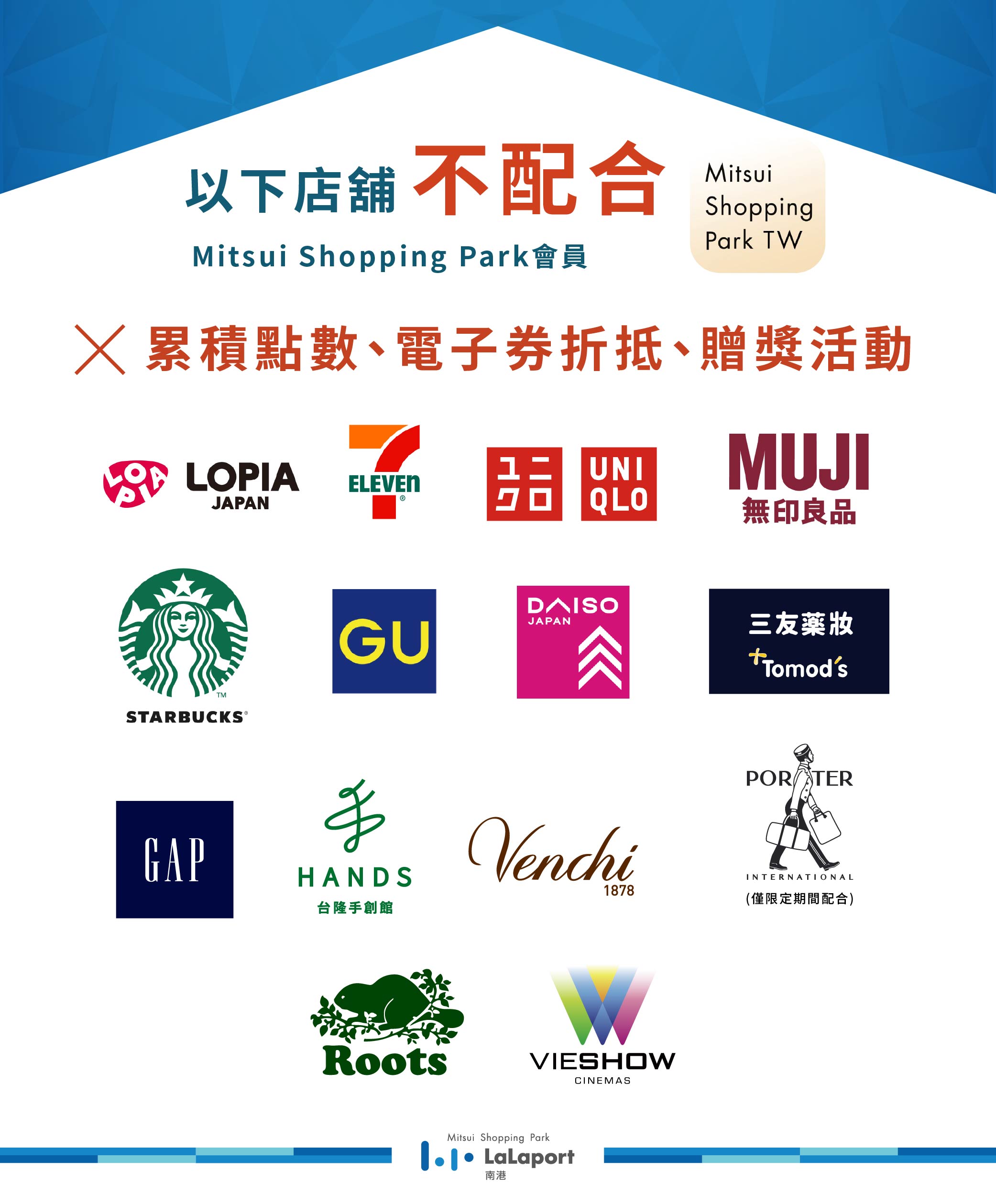 未配合APP店舖