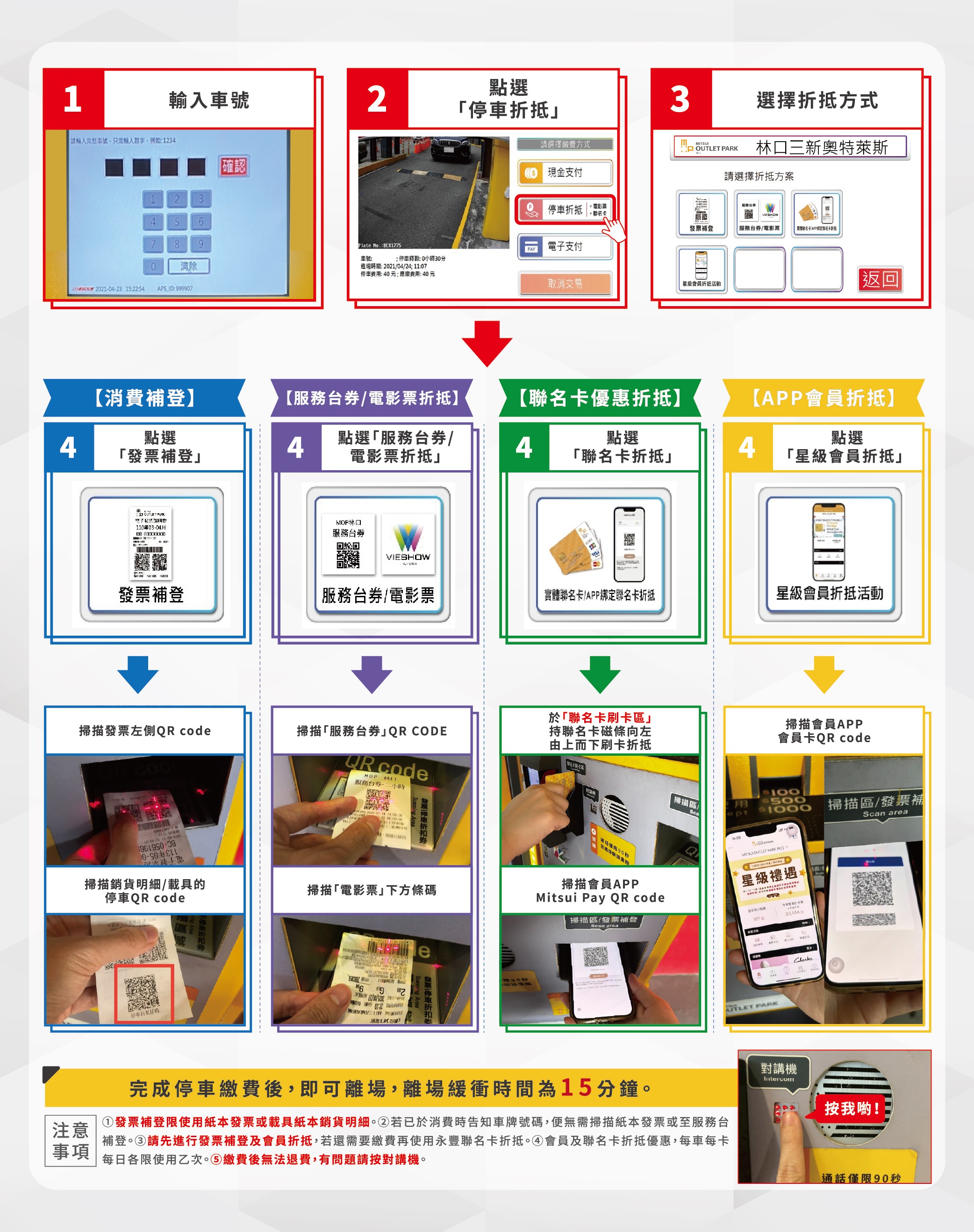 停車場繳費折抵｜步驟說明