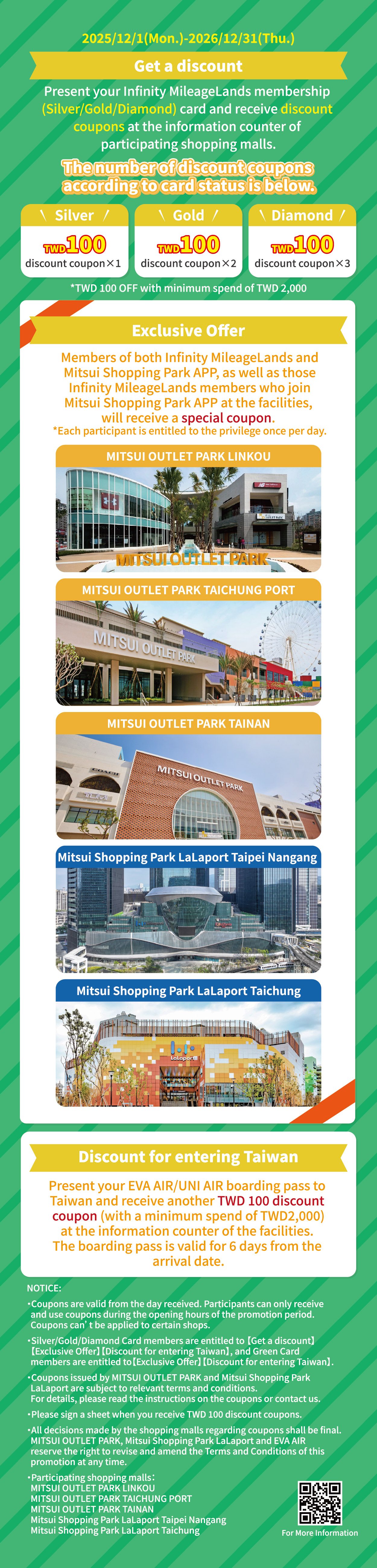 Mitsui Shopping Park LaLaport X EVA AIRLINES